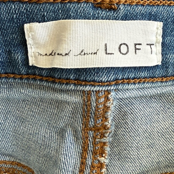 Loft High Waist Skinny Jeans - Size 26 (2) - Picture 3 of 4